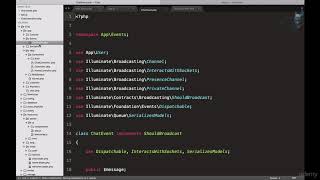 Listen Laravel Echo