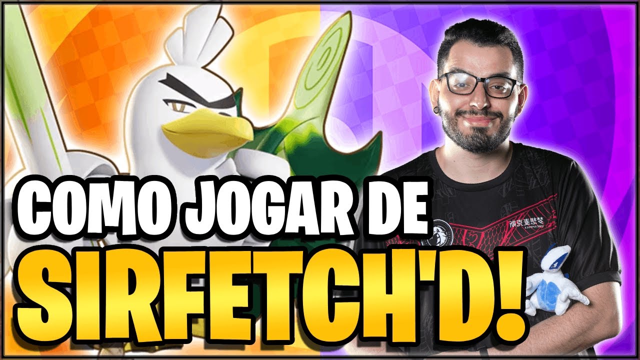 COMO JOGAR DE SIRFETCH'D! 🛡️🦆 O novo rei do crítico no Pokémon UNITE!