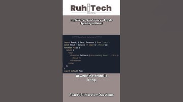 React JS code splitting #reactjsinterviewquestions #reactjstutorial #reactjs #job #