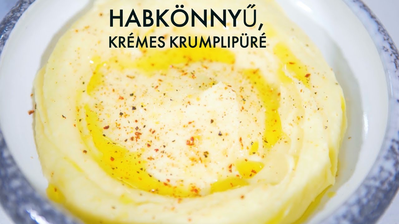 Habkönnyű, krémes burgonyapüré