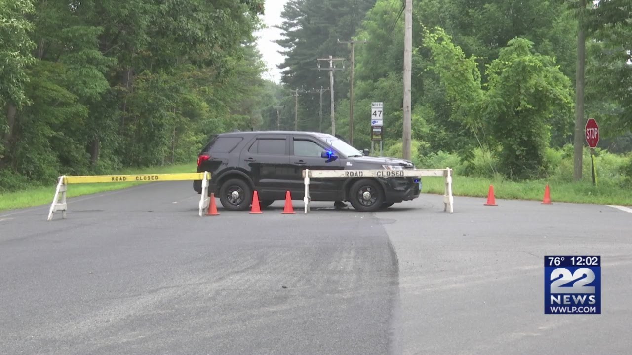 River Drive in Hadley closed due to car crash YouTube