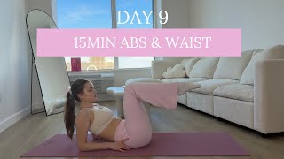 DAY 9 - 2 Week Pilates Plan // 15MIN Flat Stomach Pilates Workout // DoraFit