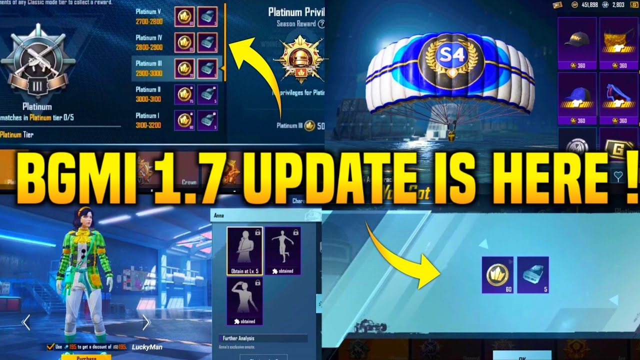 BGMI 1.7 UPDATE IS HERE WHAT'S NEW ? HOW TO