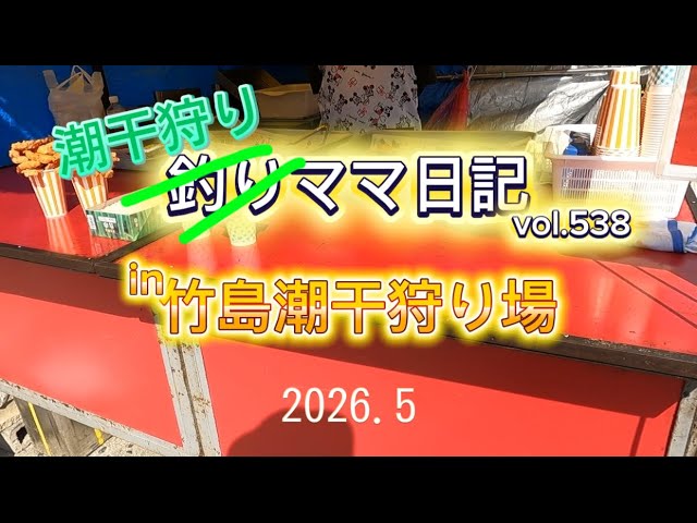 Fishing Mom Diary vol. 538 Takeshima Clam Digging Beach - YouTube