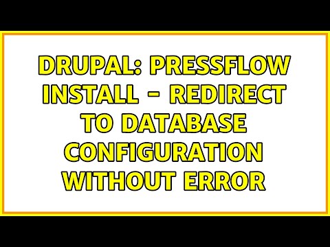 Drupal: Pressflow Install