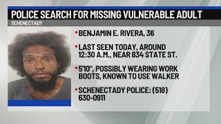 Schenectady Police Department searching for missing vulnerable adult