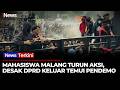 Unjuk Rasa Mahasiswa Malang Memanas, Massa Bakar Ban Desak DPRD Temui Pendemo | iNews Terkini (17/6)