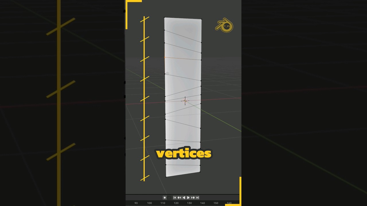 Blender.Tip: Fix the same space between vertices. 