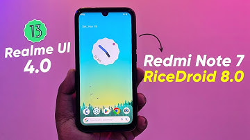 RiceDroid 8.0 Review on Redmi Note 7 | Android 13 | Realme UI 4.0🔥