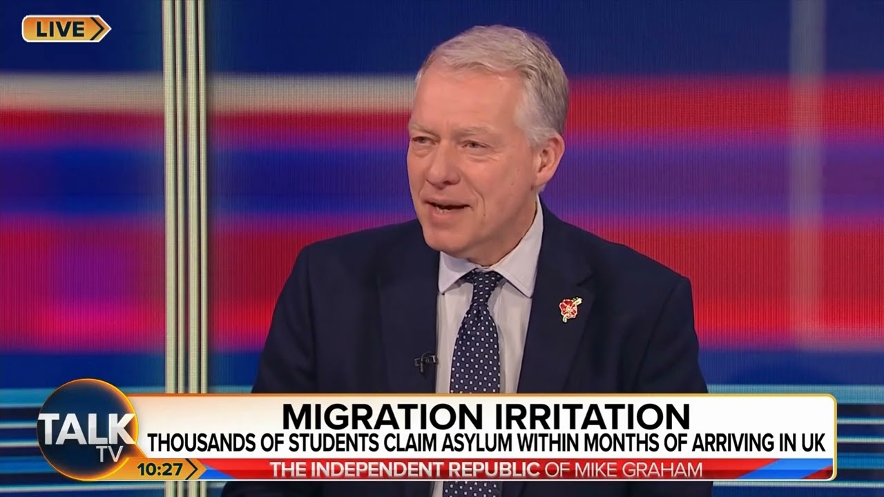 SDP leader William Clouston discusses the Israel - Hamas conflict with Talk TV's Mike Graham.