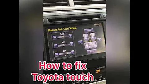 How to fix Toyota’s Touchscreen