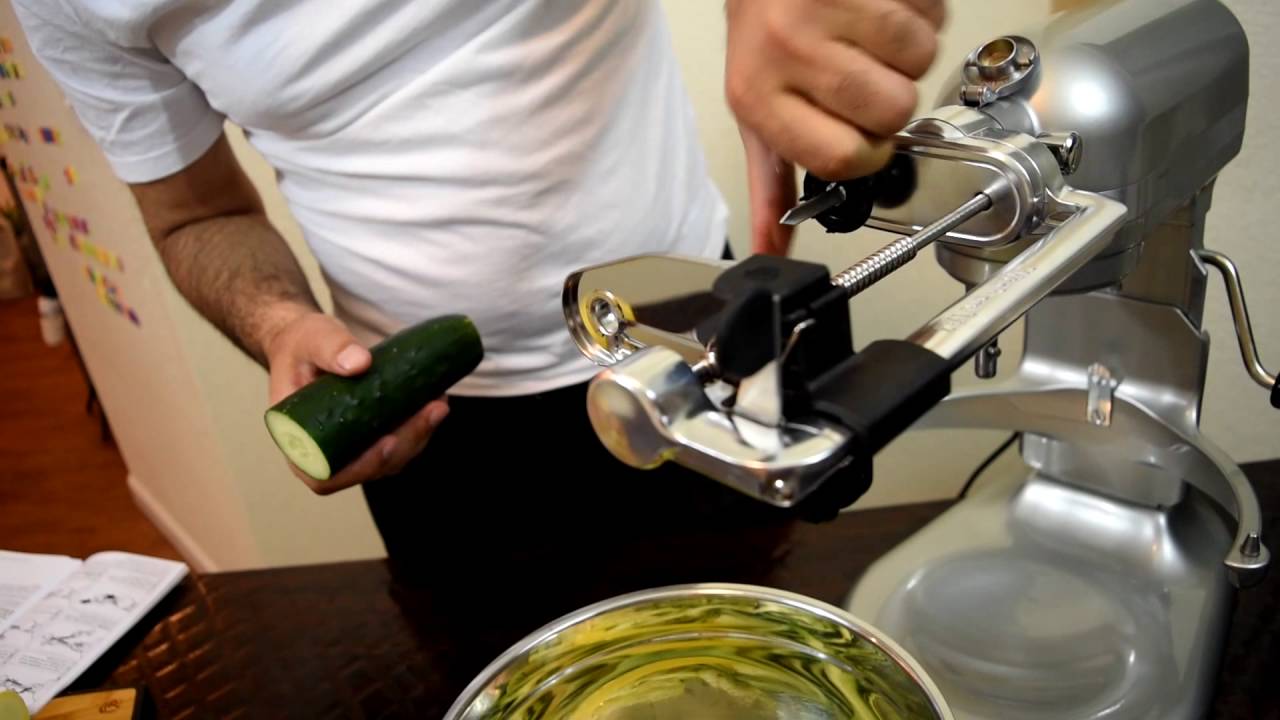 KitchenAid Spiralizer with Peel, Core and Slice - Ksm1apc, Silver