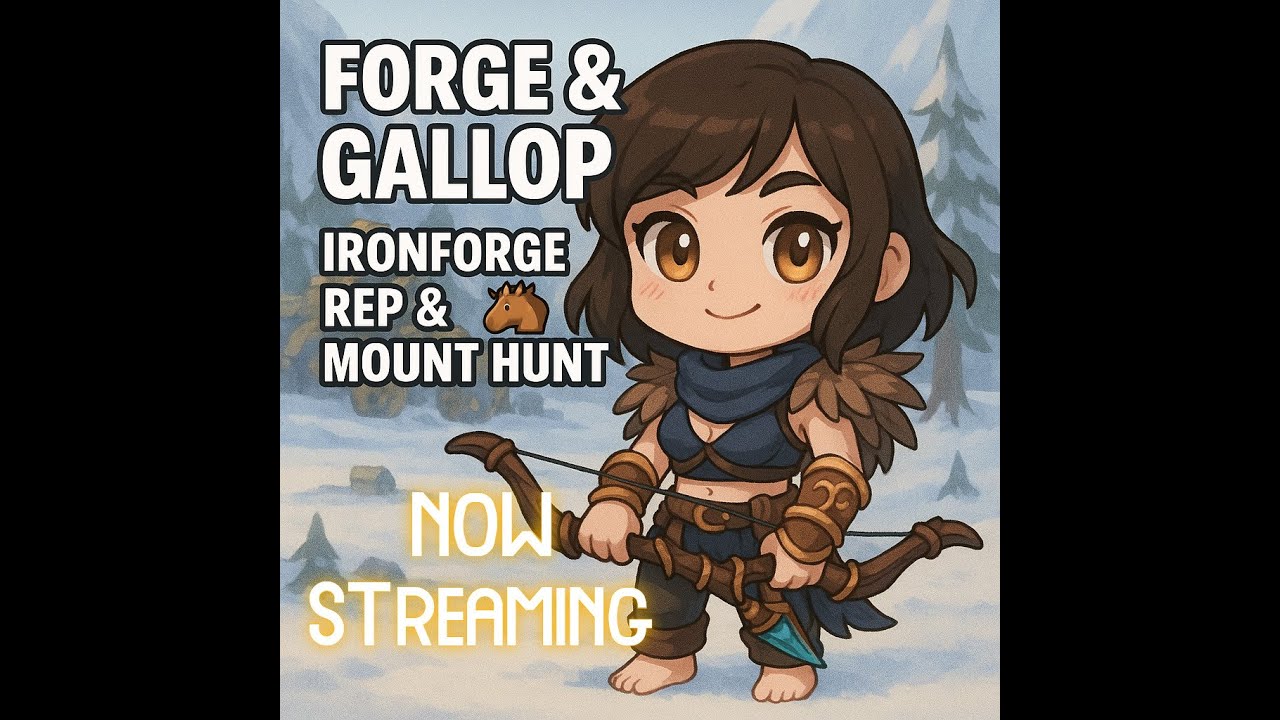 Forge & Gallop: Ironforge Rep & Mount Hunt 🛠️🐎