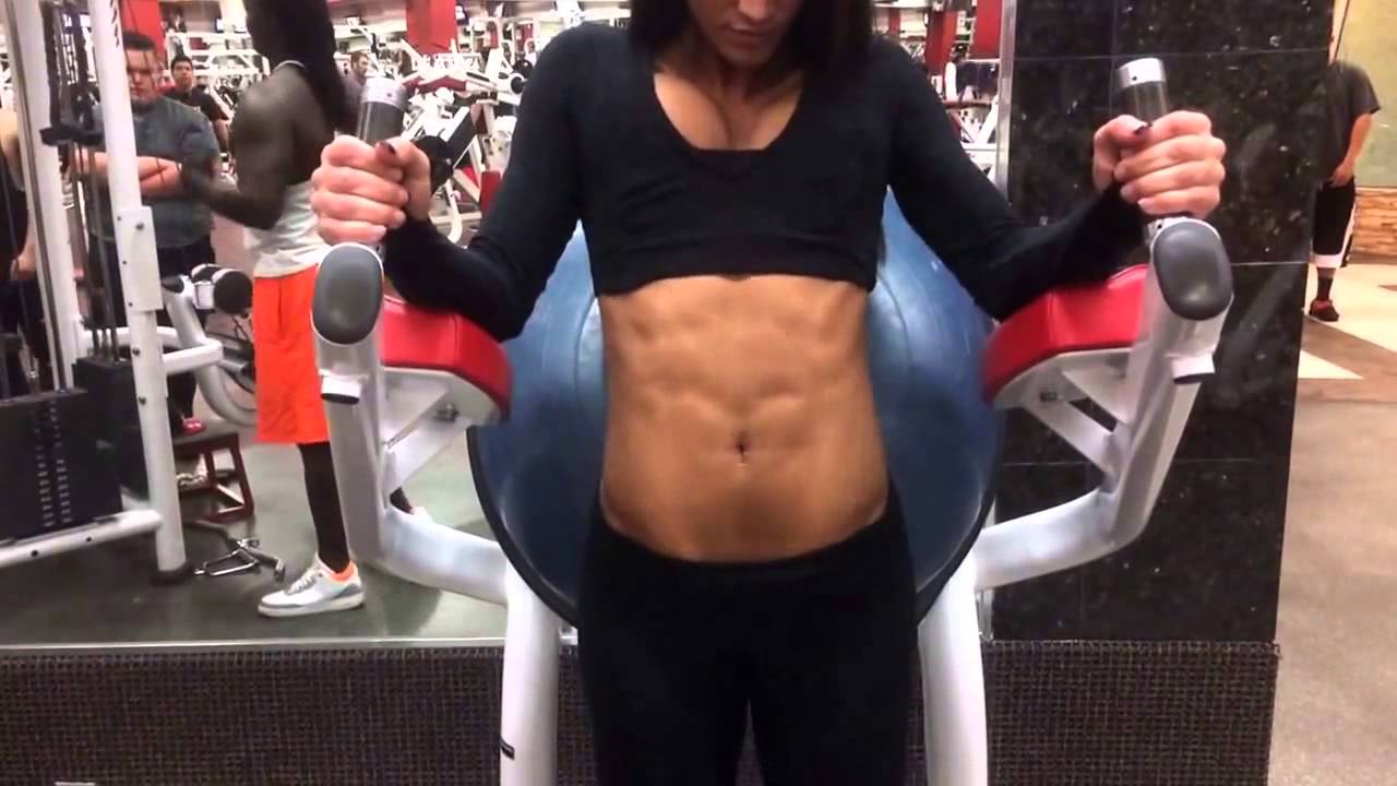 Christine Vargas Fitness Model Abs