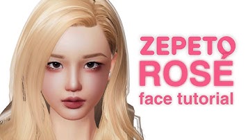 Zepeto face tutorial Rosé | no custom pro