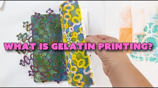 Gelatin Printmaking Made Easy for Kids and Adults