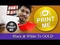 How to print gold color on paper