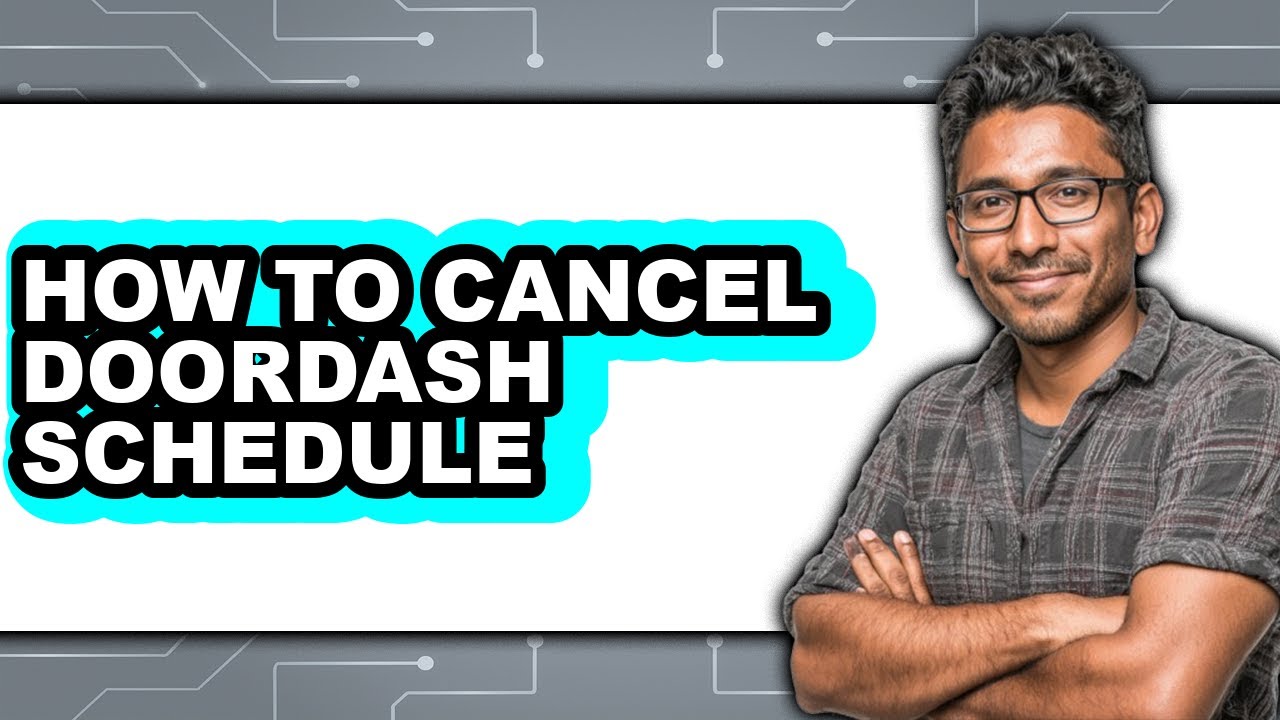 How to Cancel Doordash Schedule (only Way) - YouTube