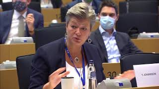 Ylva Johansson eudebates new screening and border procedures and the detention of asylum-seekers