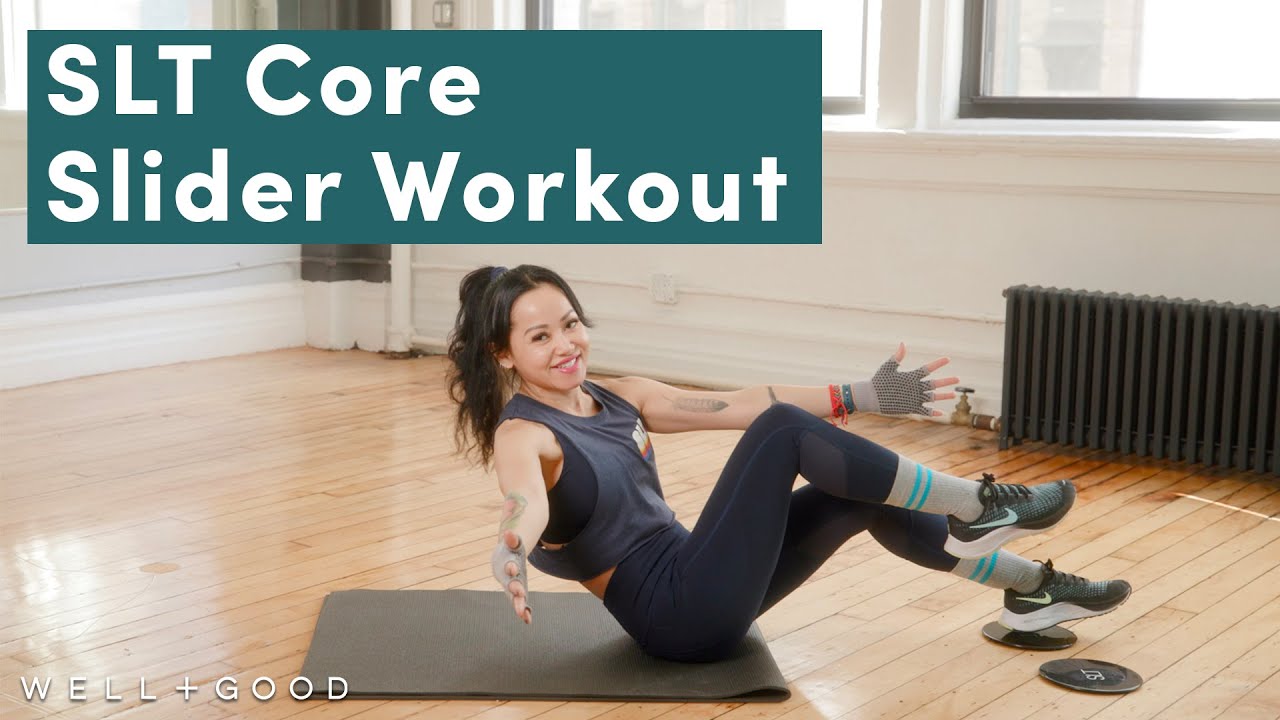 15 Minute Total Core Slider Workout with SLT Trainer of the Month