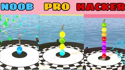 NOOB vs PRO vs HACKER in Stack Rider❤️ All Levels Gameplay, NEW Games iOS, Android