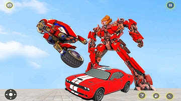 Futuristic Flying Super Grand Police Robot Transform Bike #3 - Android Gameplay