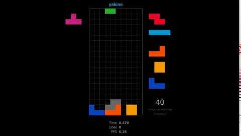 Fastest Perfect Clear In Tetris [World Record] - 1,406 seconds