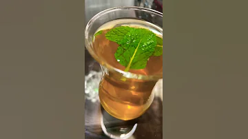 شاي اخضر بالنعناع Green Tea Mint 