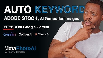 Auto Keyword AI Generated Images for ADOBE STOCK, stock photography disrupter! - MetaPhotoAI V1.2