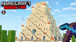 I Transformed The DESERT TEMPLE in Minecraft Hardcore