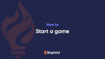 How to start a game on Brightful | Remote team building & Virtual Icebreakers
