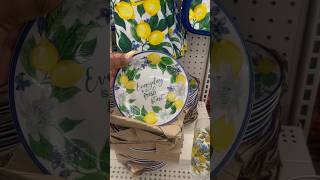 New Dollar Tree Dinnerware Lemon 🍋 & Bee 🐝 #shopwithme #dollartree