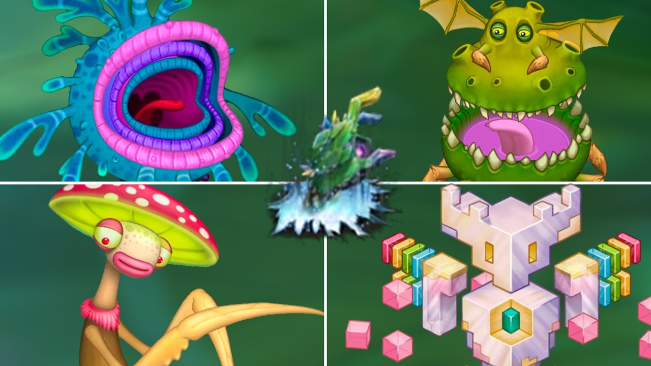 Crystal Islet - All Monsters Sounds and Animations (My Singing Monsters ...