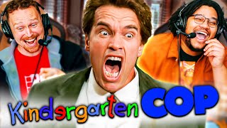 KINDERGARTEN COP (1990) MOVIE REACTION!! FIRST TIME WATCHING! Arnold Schwarzennegger | Movie Review!