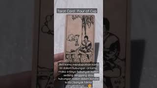 Arti Kartu Tarot : Four of Cups ( 4  of Cups )