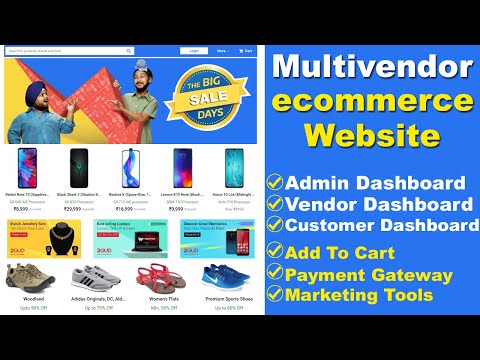 How To Create A Multi Vendor Ecommerce Website Like Flipkart, Ecommerce Website In Wordpress