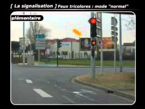 06 Code de la route ( La signalisation ) Feux tricolores _ mode { normal ]