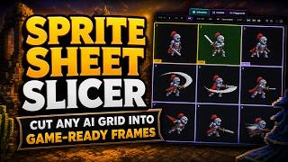Sprite Sheet Slicer - Cut Any AI Grid Into Game-Ready Frames