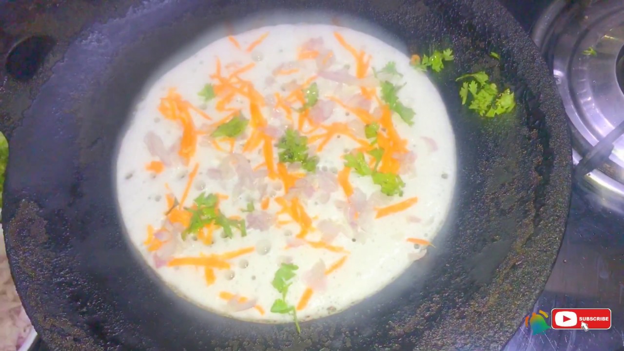 CARROT ONION DOSA IN HOME COOKING IN TAMIL YouTube