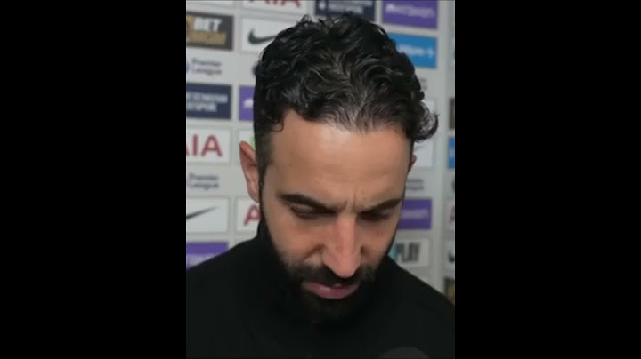 Ruben Amorim first reaction after Manchester United lost with 1-0 against Tottenham!
