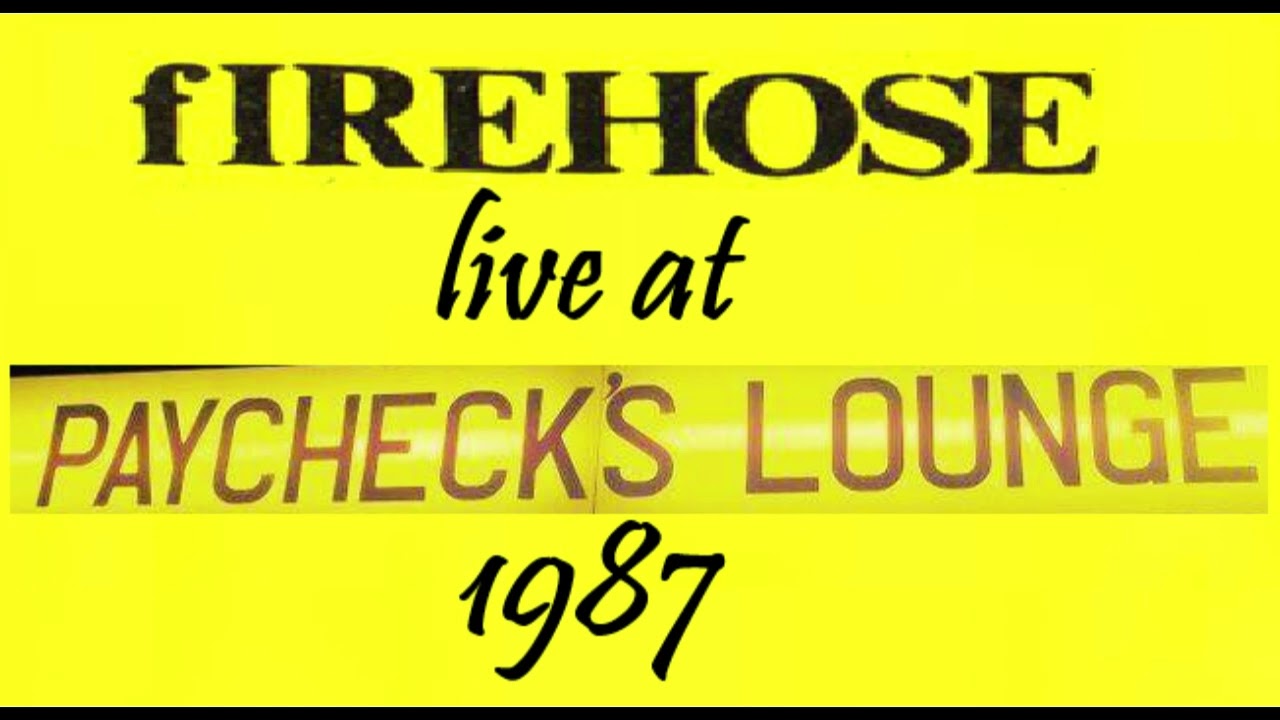 fIREHOSE live @ Paycheck's Lounge in Hamtramck MI 21/MAR/1987 (full show)
