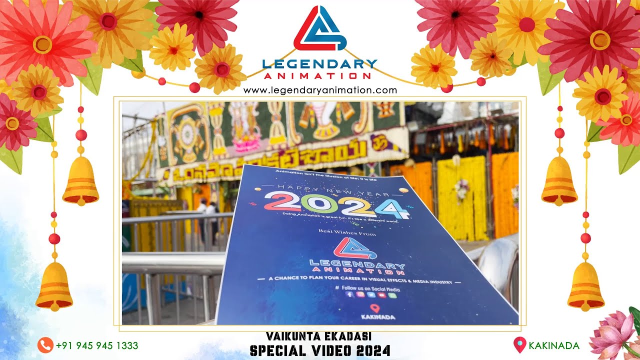 New Year 01-01-2024 Special Video From Legendary Animation Kakinada ...