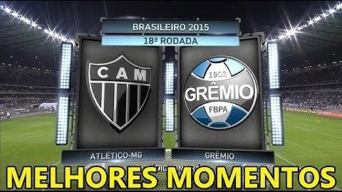Gols e Melhores Momentos, Atletico Mineiro 0 x 2 Grêmio - Brasileirão 13/08/2015