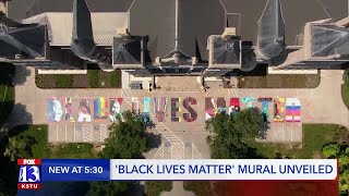 'Black Lives Matter' mural unveiled in downtown SLC