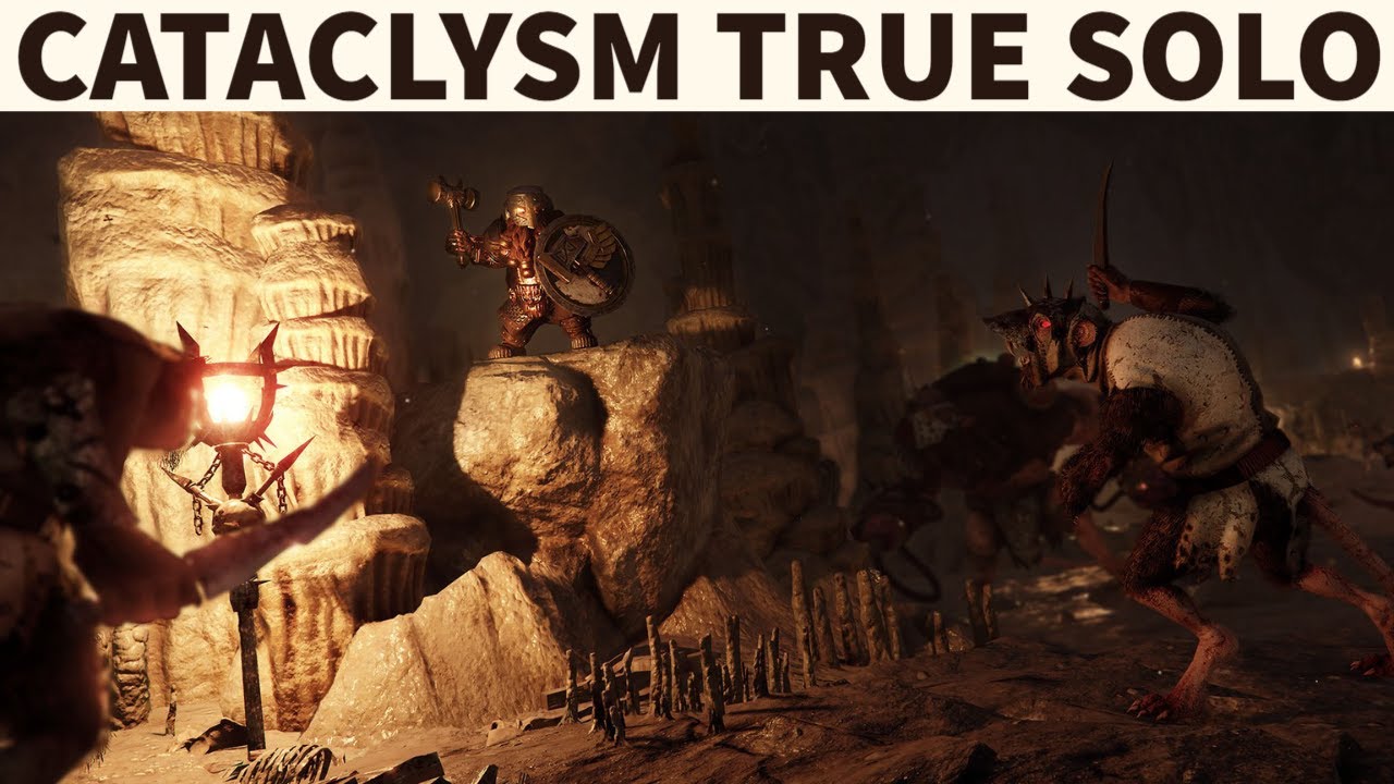 Cataclysm True Solo Ironbreaker Hammer & Shield Vermintide 2