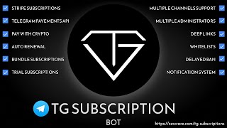 Telegram Subscription bot for Channels | DEMO | TG-Subscription Bot