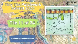 Tiny Tile Patchwork Advent 2025 Tile 11 of 24