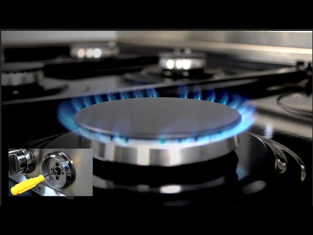 Gas Cooktop Flame Adjustment 