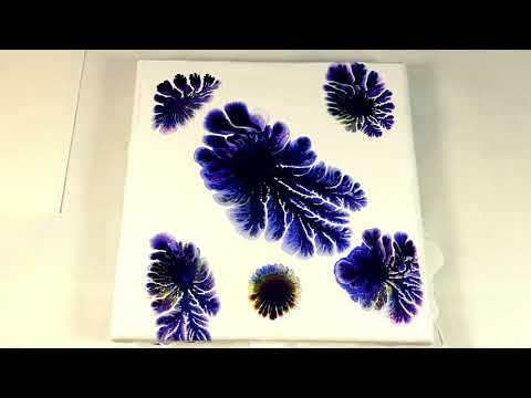 2 Experiments – Fluid Art Meets Another Paints – Mesmerizing Result – Step by Step Tutorial