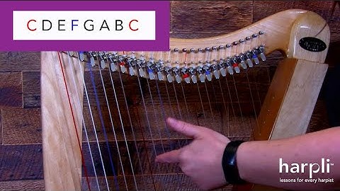 Tuning A Lever Harp for Beginners Starter Harp